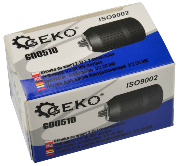 Skľučovadlo rýchloupínacie 2-13 mm, závit 1/2"-20UNF, GEKO 4