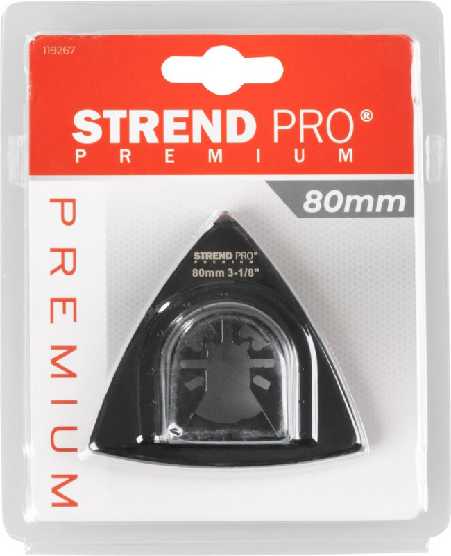 Nástroj Strend Pro FS-V021, držiak brúsneho výseku Velcro, unášač na multibrúsku, 80 mm 3