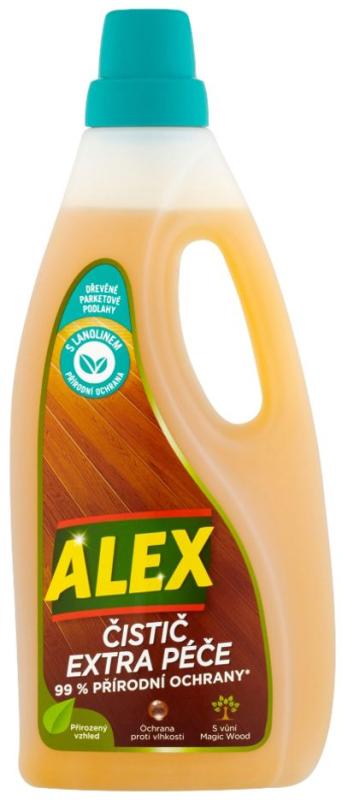 Čistič Alex, extra starostlivosť na drevené podlahy, 750 ml 1