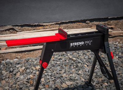 Stôl Strend Pro Premium WB955, max. 300 kg, pracovný držiak, multifunkčná skladacia trojnožka so zve