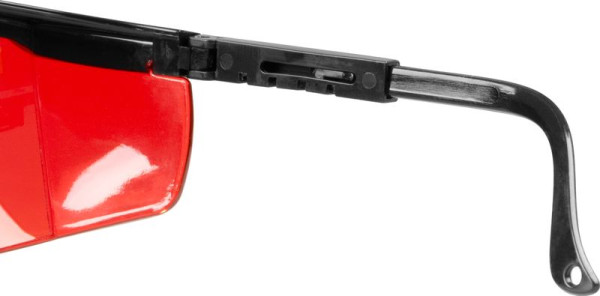 Okuliare Safetyco B507, červené, ochranné, nastaviteľné 3