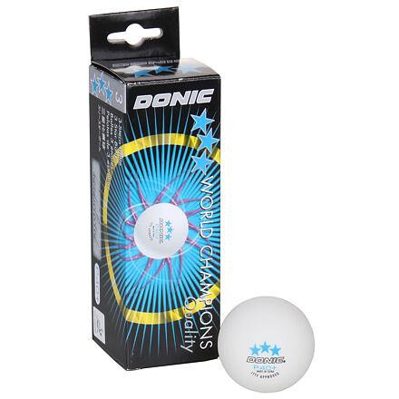 Donic P40+ 3 hviezdičky loptičky na stolný tenis biela