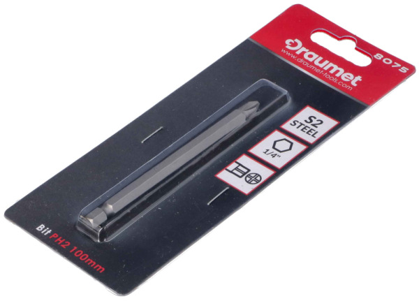 Bit 1/4" PH2, dĺžka 200 mm, EGA 2