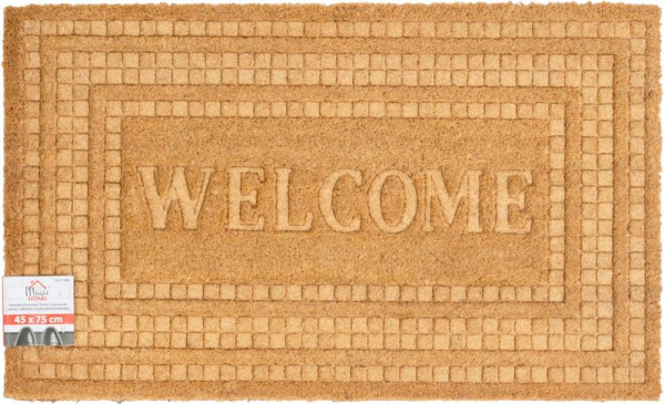 Rohožka MagicHome, pred dvere, Welcome, plast, 45x75 cm 3