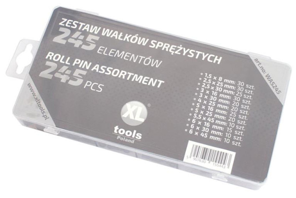 Sada pérových valčekov, 245-dielna, XL-TOOLS 3