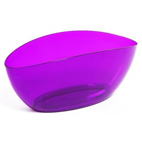 Kvetinac LUNA, 350x150x150 mm, fialový transparent