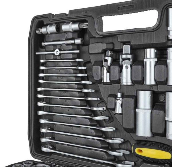 Gola sada 1/2" a 3/8" a 1/4", 216-dielna v plastovom kufri, KELTIN 3