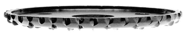 Fréza rašpľová do uhlovej brúsky 90 x 6 x 22,2 mm vysoký zub, TARPOL, T-35
