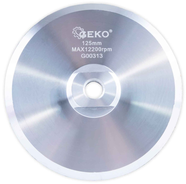 Kotúč unášací hliníkový, suchý zips, 125 mm, závit M14, GEKO 5