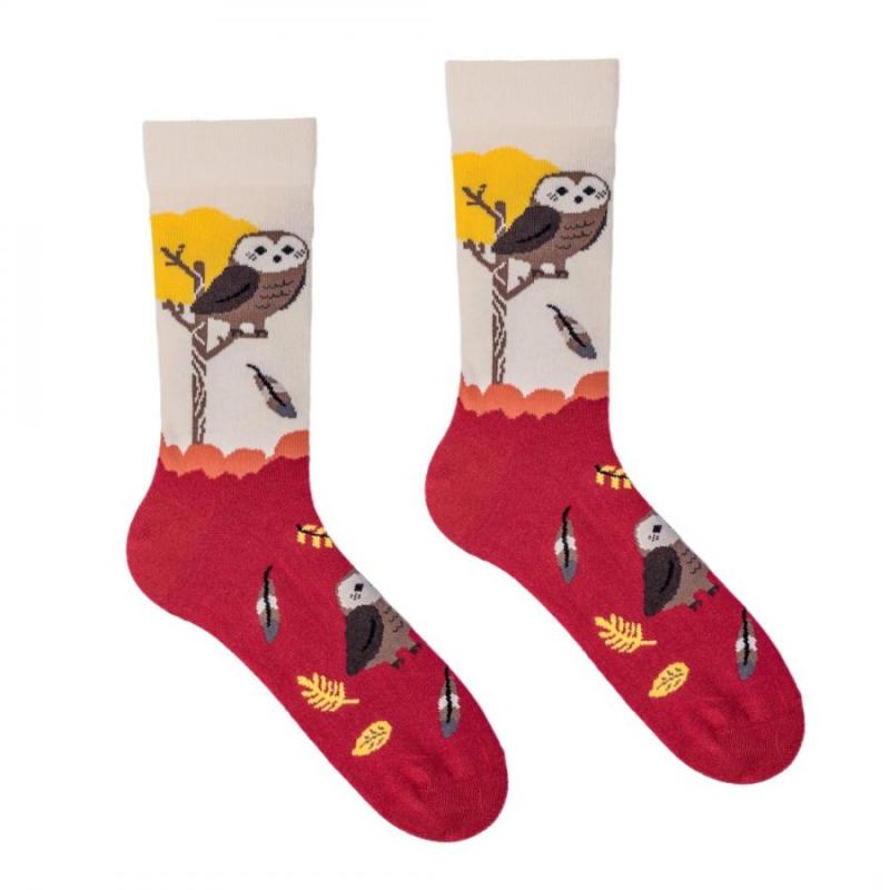 Hesty Socks Veselé ponožky Sova 35-38
