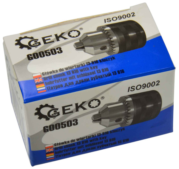 Skľučovadlo 1-13 mm, konus B16, GEKO 4