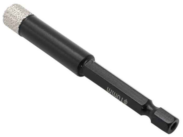 Diamantový vrták do gresu 10 mm, upnutie 6-HRAN 3/8, XL-TOOLS 3