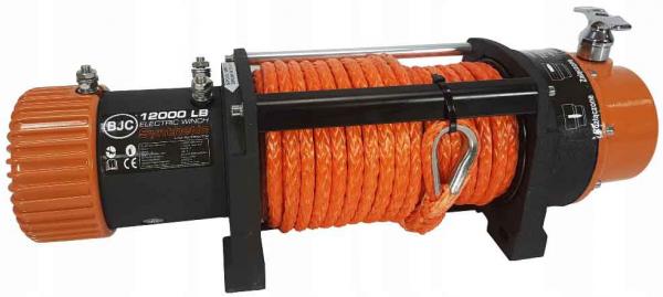 Naviják akumulátorový, 12 V, max. ťah 5440 kg, 4,8 kW, syntetické lano 10 mm, dĺžka 26 m