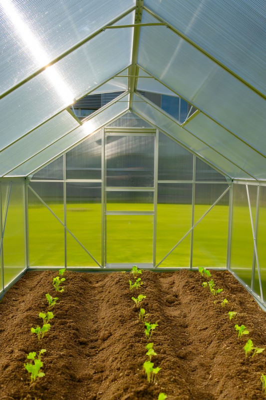 Skleník Strend Pro Greenhouse, Alu, polykarbonát PC 6 mm, 250x370x195 cm 9
