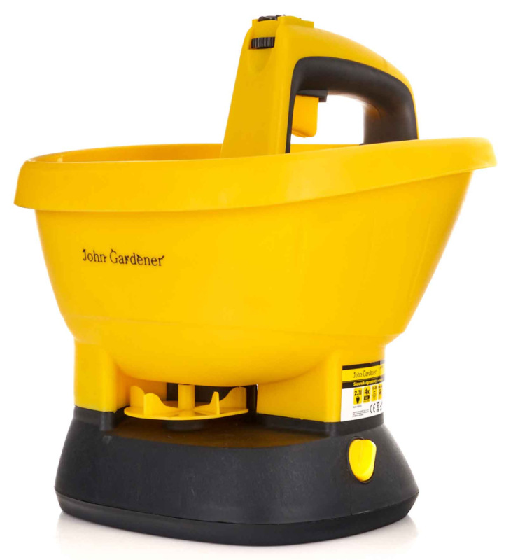 Akumulátorové rozmetadlo trávnikového semena a hnojív, objem 2,7 litra, GEKO 6