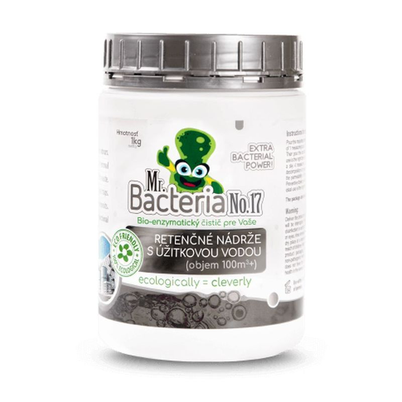 Aktivátor Mr.Bacteria No.17, čistič pre retenčné nádrže s objemom 100m3, 1000g