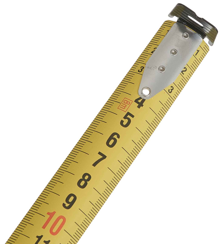 Meter zvinovací 5m x 25mm bez magnetu, obojstranný, I trieda presnosti, TVARDY 8