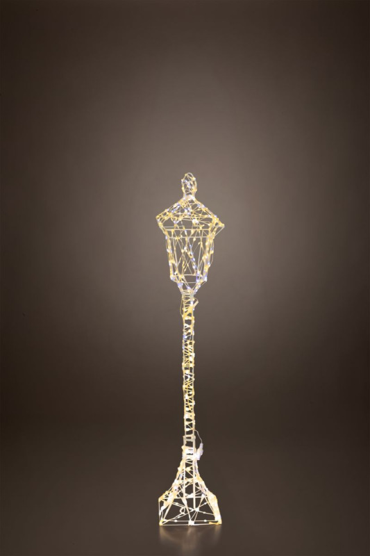 Dekorácia MagicHome Vianoce, Pouličná lampa, 600xLED teplá/studená biela, IP44, 21x21x118 cm 1