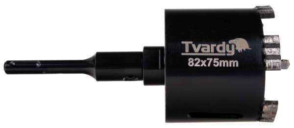 Vrták diamantový korunkový so stredovým vrtákom, priemer 82 mm, upínanie SDS+, TVARDY 2