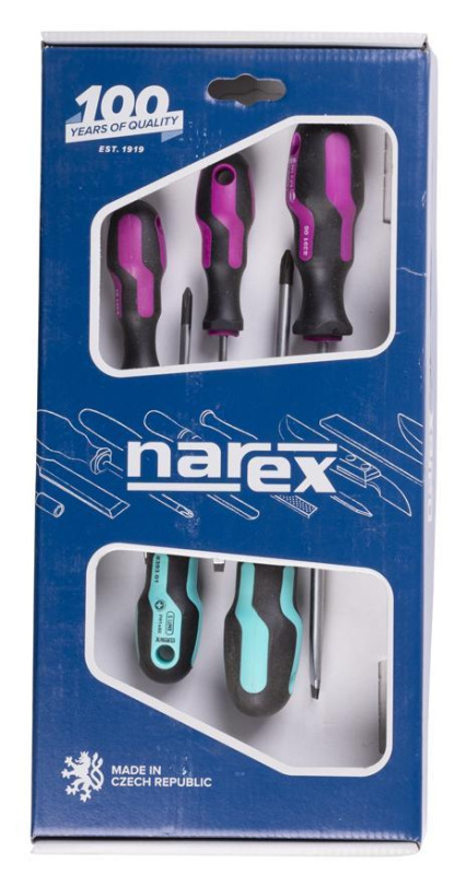 Sada skrutkovačov Narex 8558 50, 05 dielna 1