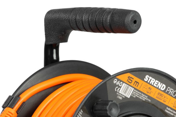 Kábel Strend Pro DG-FB04 predlžovací, L-15 m, na bubne, prierez 1,5 mm2 3