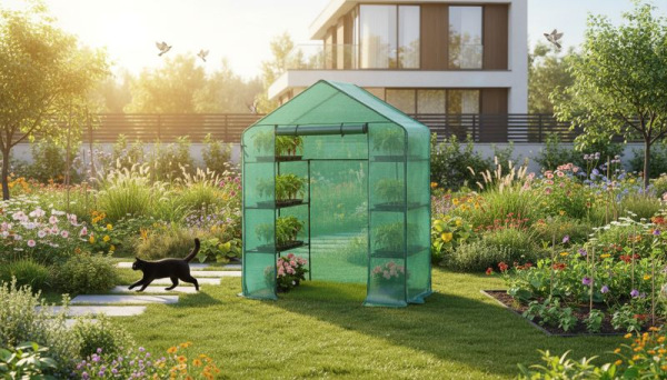 Parenisko Strend Pro Greenhouse, fólia, walk-in, 1430x730x1950 mm, fóliovník 3
