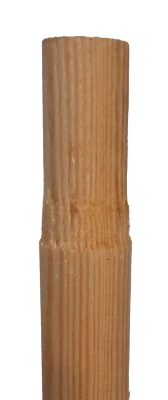 Násada drevená na cestársku metlu 150 cm, priemer 26 mm, kužeľový koniec, buk