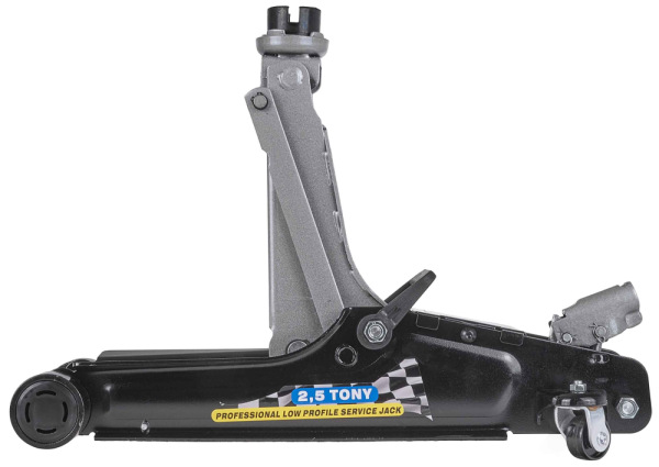 Zdvihák hydraulický pojazdný nízky 2.500 kg, 85-380 mm, kufrík, GEKO 5