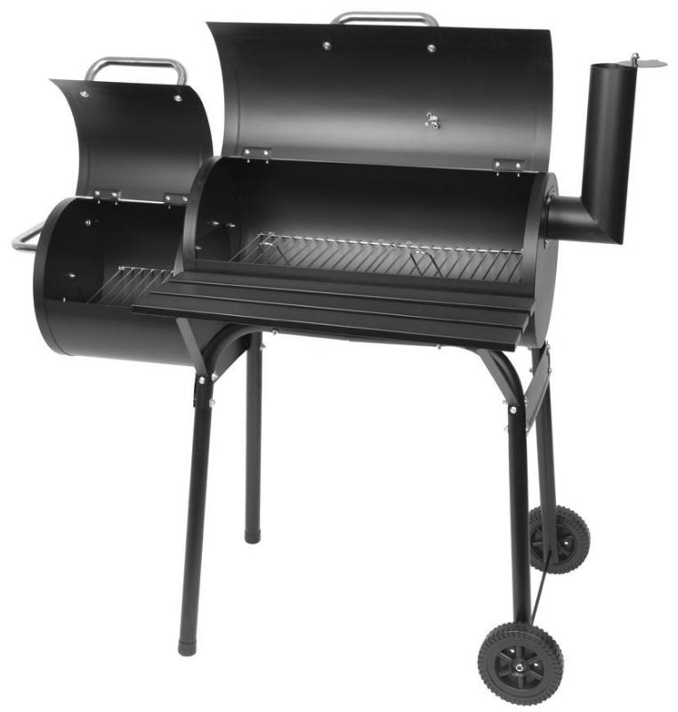 Gril Strend Pro Porter, BBQ, na drevené uhlie, 2v1 - grilovanie a údenie, 110x65x115 cm 1