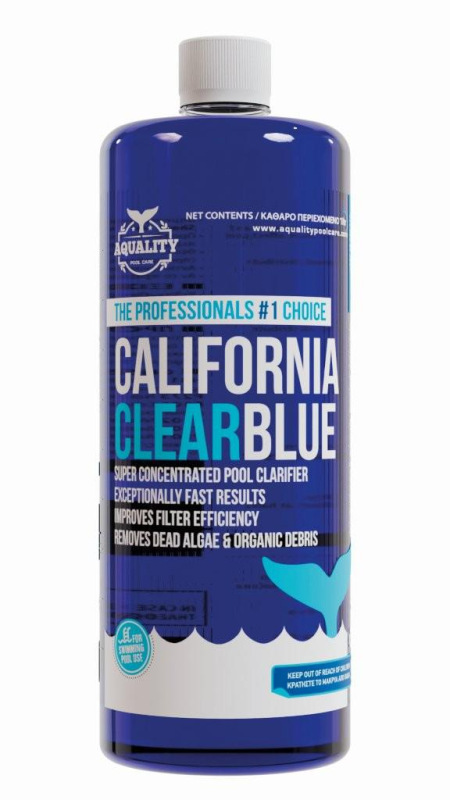 Prípravok na čistenie bazéna California Clear Blue, 1 lit.