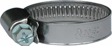 Spona hadicová 8-12 mm, Nerez