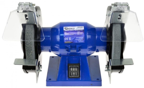 Stolová brúska dvojkotúčová 150W, 150 x 16 x 12,7 mm, GEKO 1