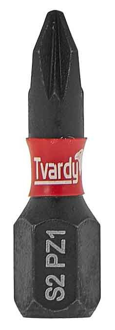 Bit 1/4" PZ1 x 25 mm, úderový, oceľ S2, TVARDY 1