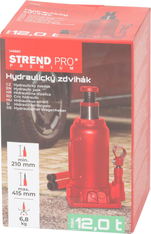 Zdvihák Strend Pro Premium, 12 ton, 210-415 mm, hydraulický 1