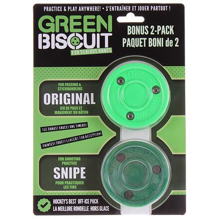 Green Biscuit Bonus 2-Pack hokejový puk tréningový