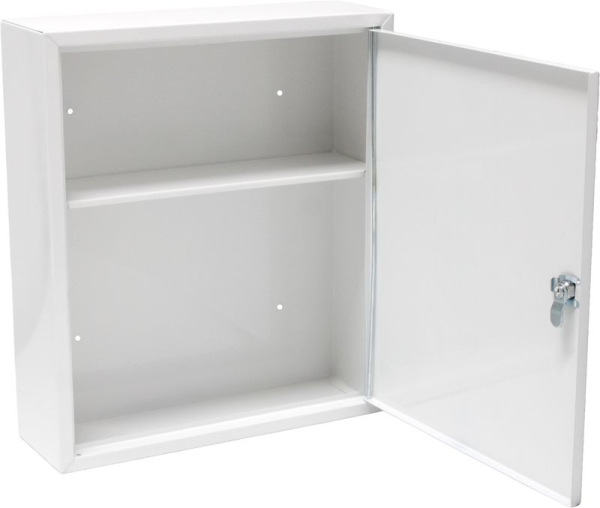 Lekárnička MEDIC, 31x10x36 cm, nástenná, kovová 1