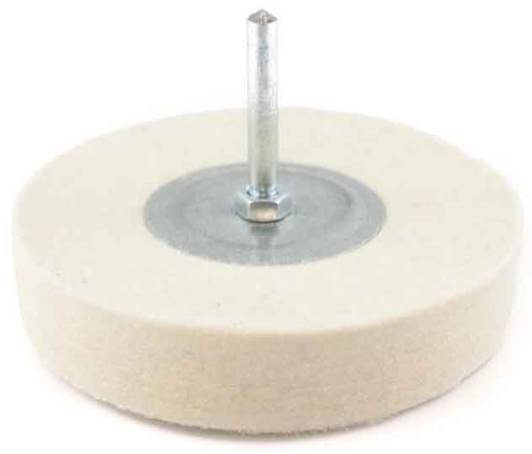 Leštiaci filc so stopkou 100 x 20 x 6 mm, valec, XL-TOOLS