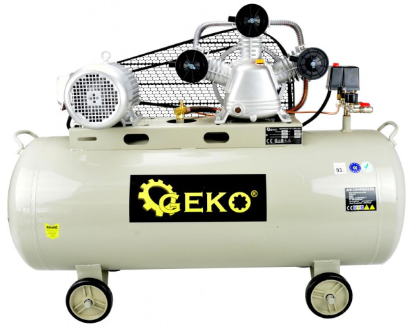 Kompresor olejový 3-piestový 4,0 kw, 400 V, 490 l/min, vzdušník 200 litrov, GEKO 7