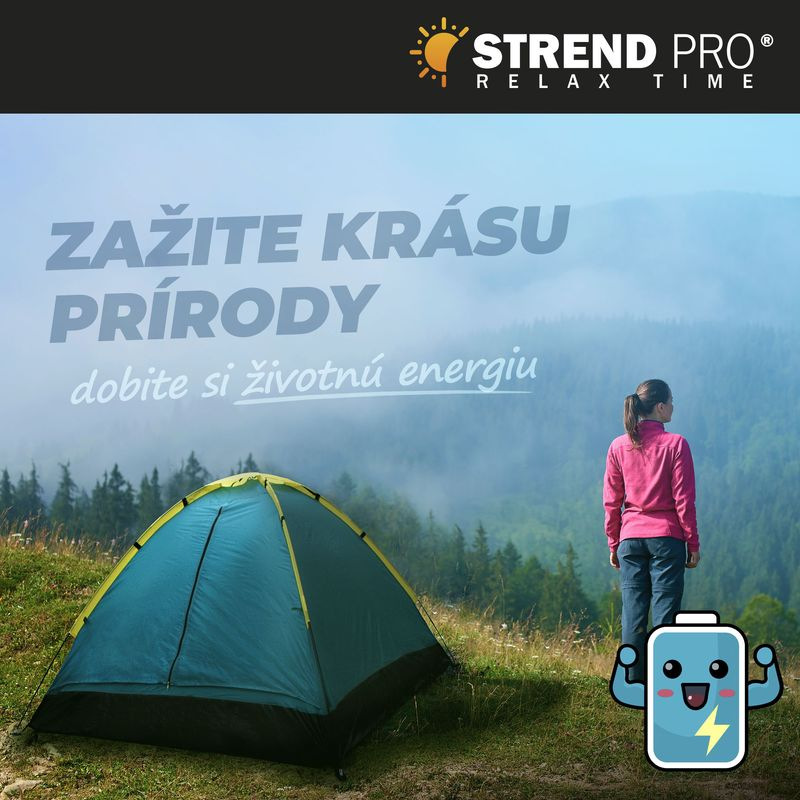 Stan Strend Pro, turistický, pre 2 osoby, zelený, 205x150x100 cm 8