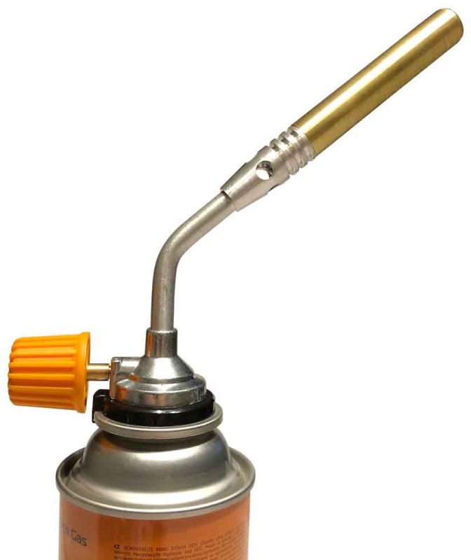 Spájkovacia lampa s reguláciou na plynovú reguláciu, otočný uzáver, ELICO 2
