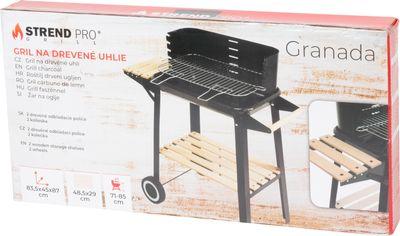 Gril Strend Pro Granada, BBQ, na drevené uhlie, 83,5x45x87cm 8
