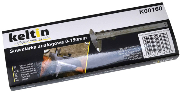 Meradlo posuvné 150/0,02 mm, KELTIN 5