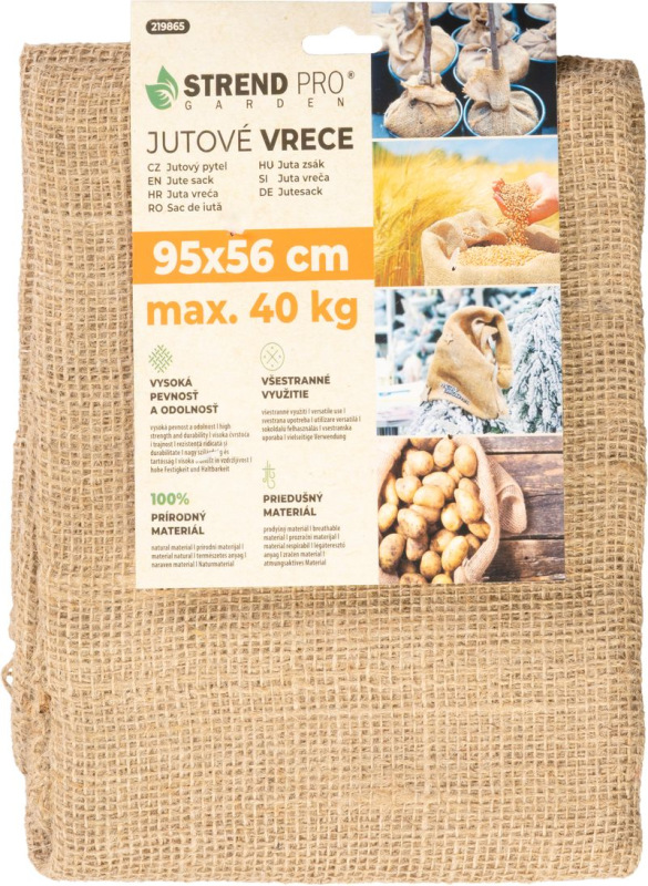 Vrece Strend Pro Garden, jutové, 95x56 cm, max.40 kg, bez šnúry 2