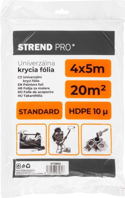 Fólia krycia Strend Pro Standard, maliarska, 4x5 m, 10µ, zakrývacia