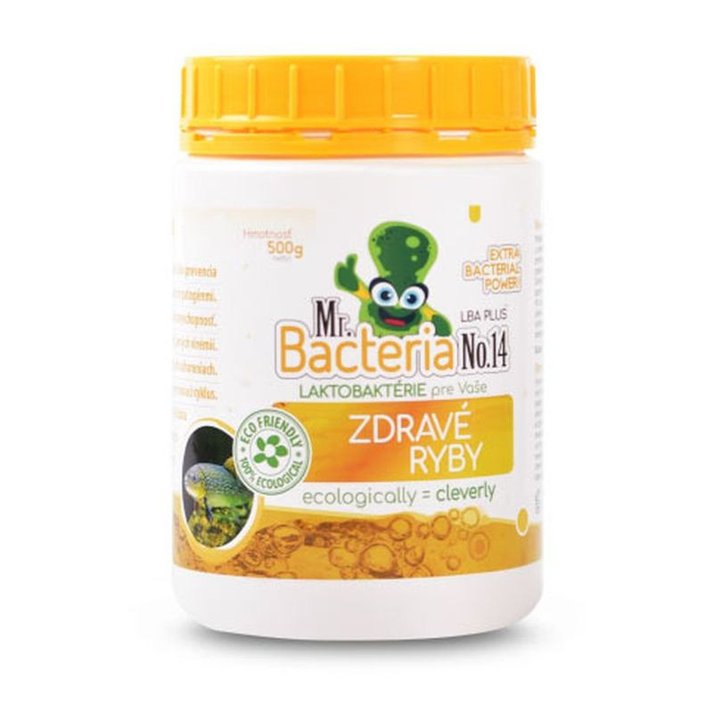 Aktivátor Mr.Bacteria No.14, laktobaktérie pre zdravé ryby , 500g