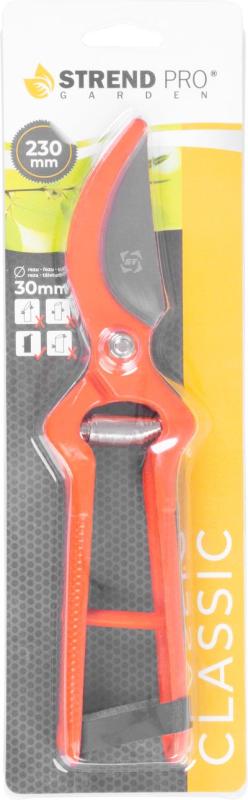 Nožnice Strend Pro P8105, 230 mm, záhradné, na konáre, Softdipp red 2