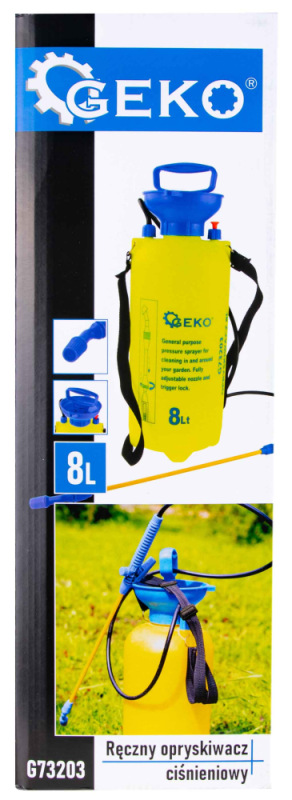 Postrekovač ručný tlakový 8 litrov, GEKO 11