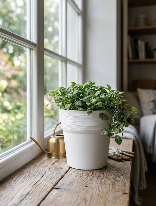 Kvetináč FURU 175x179 mm, biely 1