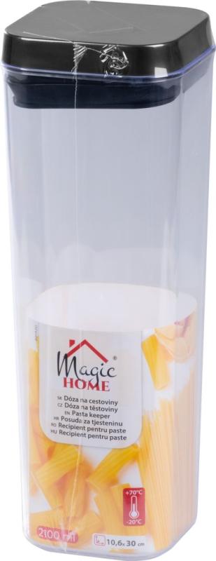 Dóza MagicHome, so silikónovým tesnením, 2100 ml, 106x106x300 mm, stohovacia 3