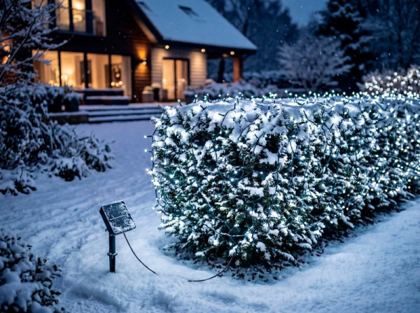 Reťaz MagicHome Vianoce, 200xLED, mix farieb, 8 funkcií, solárne napájanie, 20 m, IP44 1